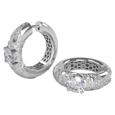 Серьги с бриллиантами